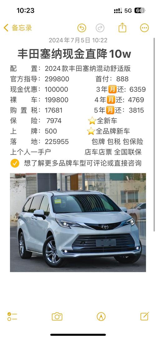 18款丰田塞纳热销商务全家出行的好伙伴丰田塞纳四驱配置价格