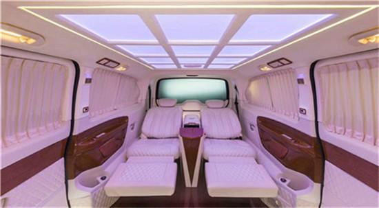 18款墨版奔驰V250商务改装紫气东来百公里油耗不到10L限时秒杀